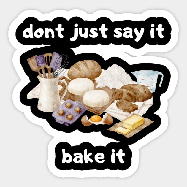 Baking Baker Kawaii Vintage Since Minimalist Coffee Sticker by Flowering Away